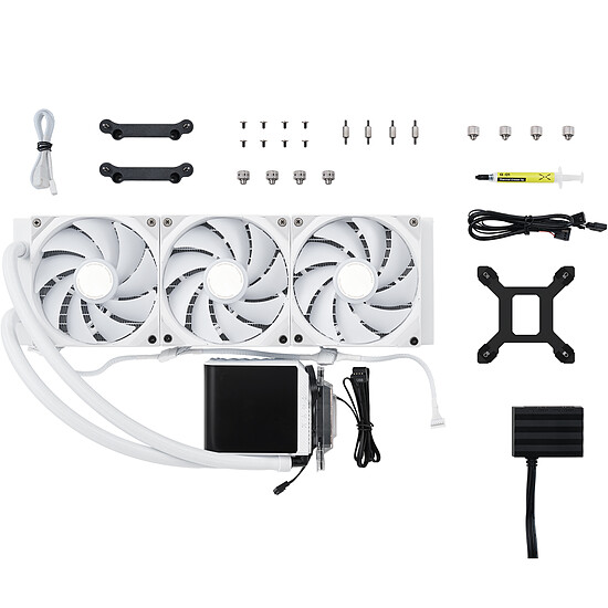 Watercooling AIO TRYX PANORAMA ARGB 360 - Blanc - Autre vue