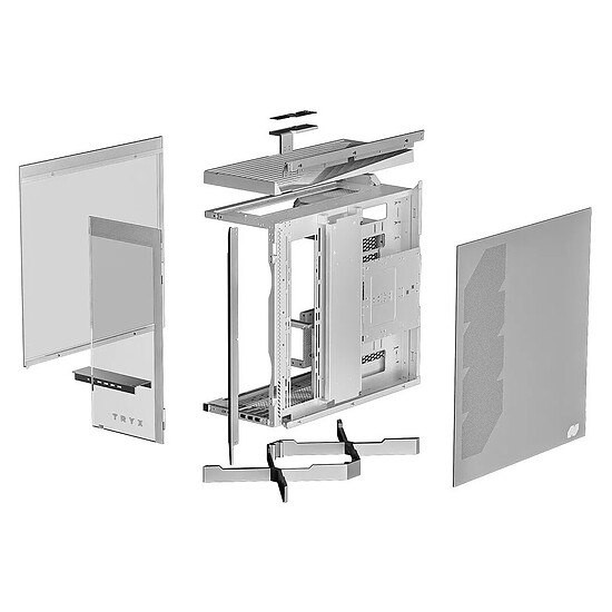 Boîtier PC TRYX LUCA L70 - Blanc - Autre vue