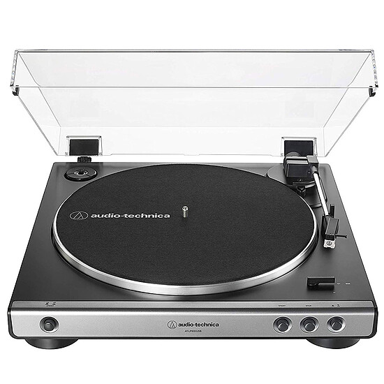 Mini-chaine Triangle Borea BR02 CONNECT Bleu + Audio-Technica AT-LP60XUSB Gris - Autre vue