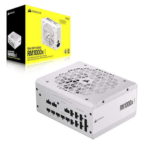 Alimentation PC Corsair RM1000x SHIFT - Blanc