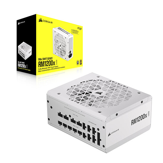 Alimentation PC Corsair RM1200x SHIFT - Gold - Blanc