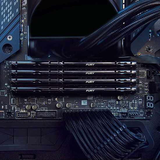 Mémoire RAM Kingston Fury Beast - 2 x 16 Go (32 Go) - DDR5 6800 MHz - CL34 - Autre vue