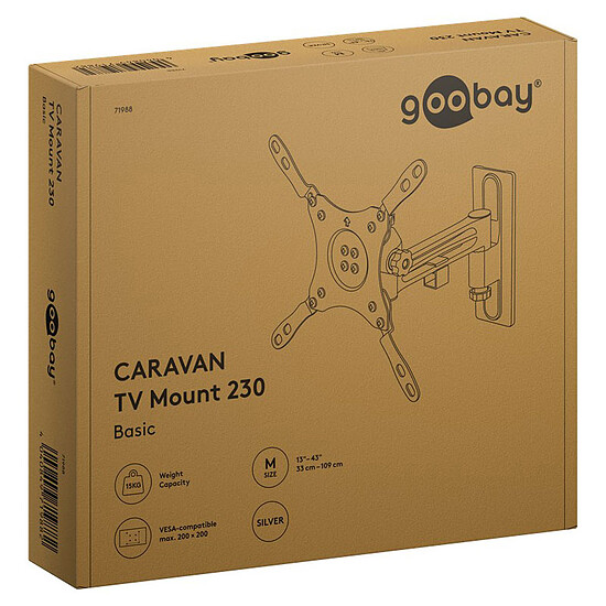 Support TV Goobay Caravan TV Mount 230 - Autre vue