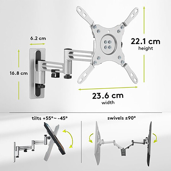 Support TV Goobay Caravan TV Mount 380 - Autre vue