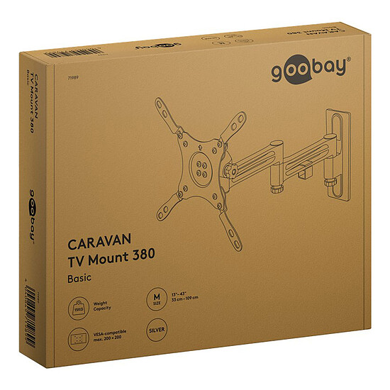 Support TV Goobay Caravan TV Mount 380 - Autre vue