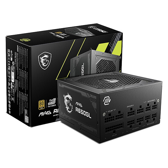 Alimentation PC MSI MAG A650GL - Autre vue