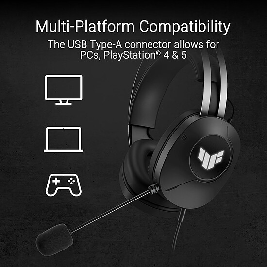 Casque micro Asus TUF H1 Gen II - Autre vue