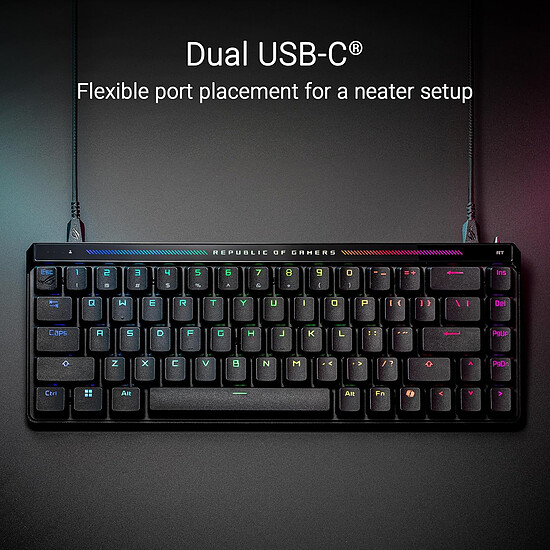 Clavier PC Asus ROG Falchion Ace HFX - Asus ROG HFX - Autre vue