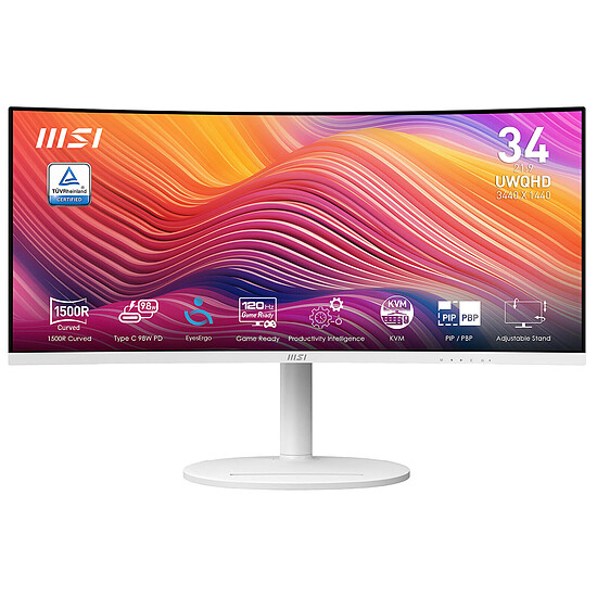 Écran PC MSI Modern MD342CQPW - Autre vue