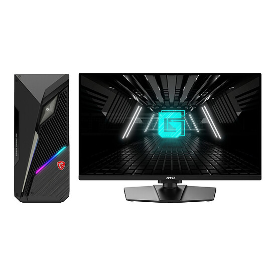 PC de bureau MSI MAG Infinite S3 14NUC5-1437EU - Windows 11 + Écran MSI G255PF E2