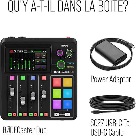 Table de mixage Rode Rodecaster Duo - Autre vue