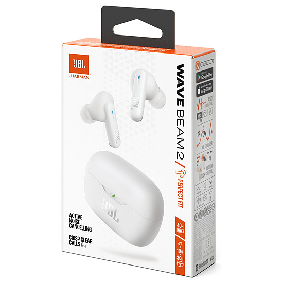 Casque Audio JBL Wave Beam 2 - Blanc - Autre vue