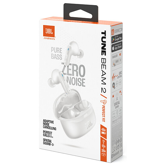 Casque Audio JBL Tune Beam 2 Blanc - Autre vue