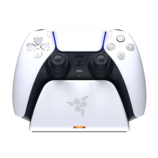 Manette de jeu Razer Quick Charging Stand PS5 - Blanc