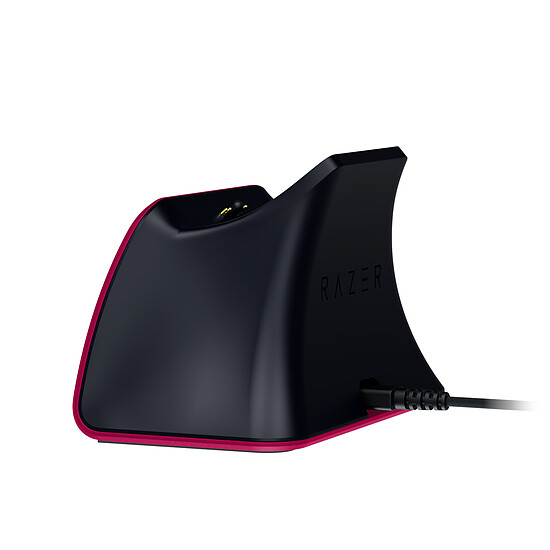 Manette de jeu Razer Quick Charging Stand PS5 - Cosmic Red - Autre vue