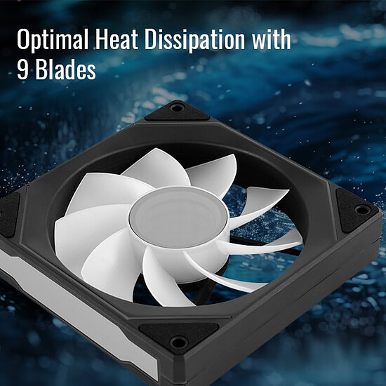 Ventilateur Boîtier AeroCool Phantom M-3 Reverse - Noir - Autre vue