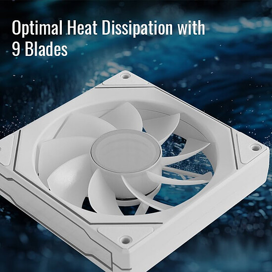 Ventilateur Boîtier AeroCool Phantom M-3 Reverse - Blanc - Autre vue