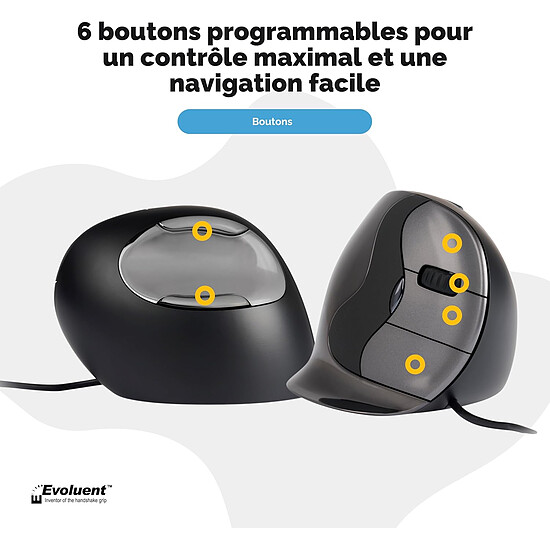 Souris PC Evoluent VerticalMouse D Large - Autre vue
