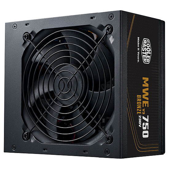 Alimentation PC Cooler Master MWE Bronze 750 V3 - Autre vue