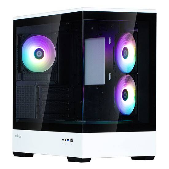 Boîtier PC Zalman P30 V2 - Blanc et Noir - Autre vue