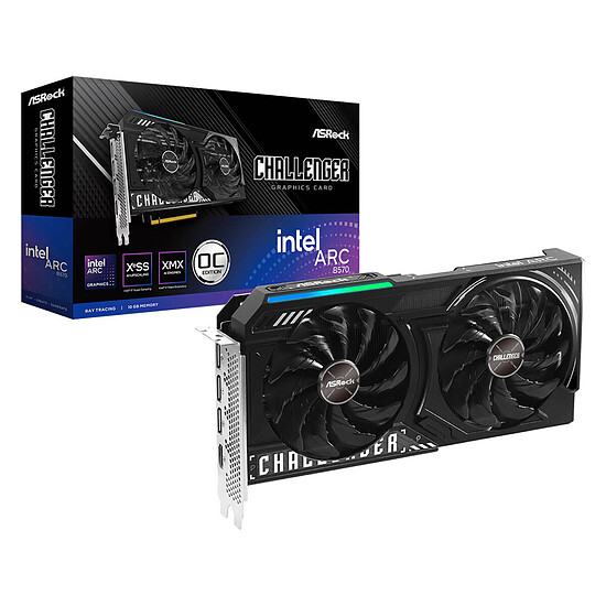 Carte graphique ASRock Intel Arc B570 Challenger 10GB OC - Autre vue