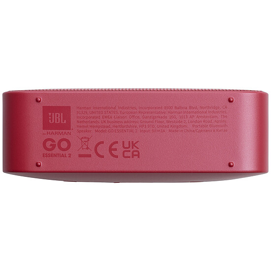 Enceinte sans fil JBL GO Essential 2 Rouge - Enceinte portable - Autre vue