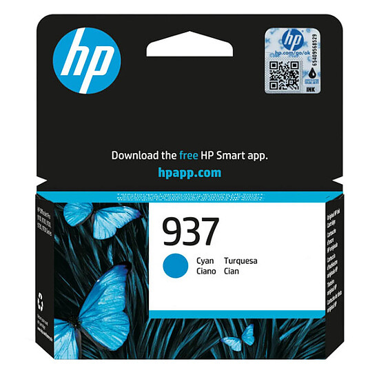Cartouche d'encre HP 937 (4S6W2NE) - Cyan - Autre vue