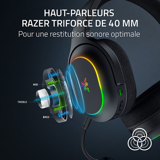 Casque micro Razer Barracuda X Chroma - Phantom White - Autre vue