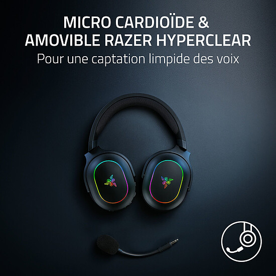Casque micro Razer Barracuda X Chroma - Phantom White - Autre vue