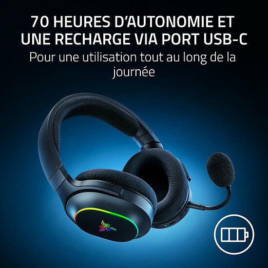 Casque micro Razer Barracuda X Chroma - Blanc - Autre vue