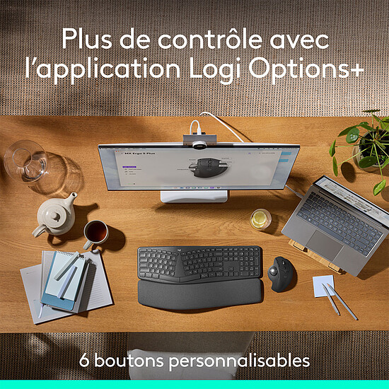 Trackball Logitech MX Ergo S - Autre vue
