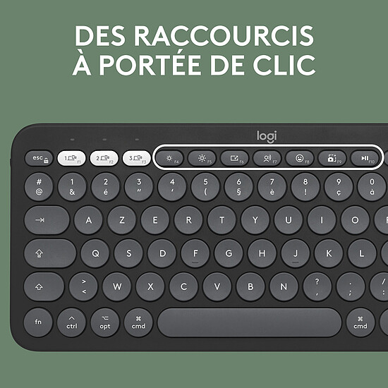 Clavier souris bureautique Logitech Pebble 2 Combo for Mac - Autre vue