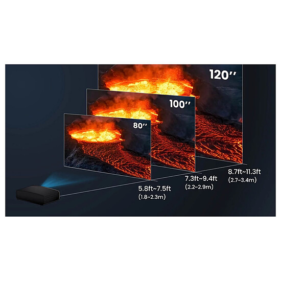 Vidéoprojecteur BenQ W2720i - DLP Laser 4K UHD - 2500 Lumens - Autre vue