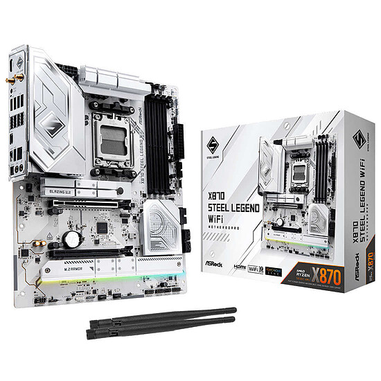 Carte mère ASRock X870 Steel Legend WiFi - Autre vue