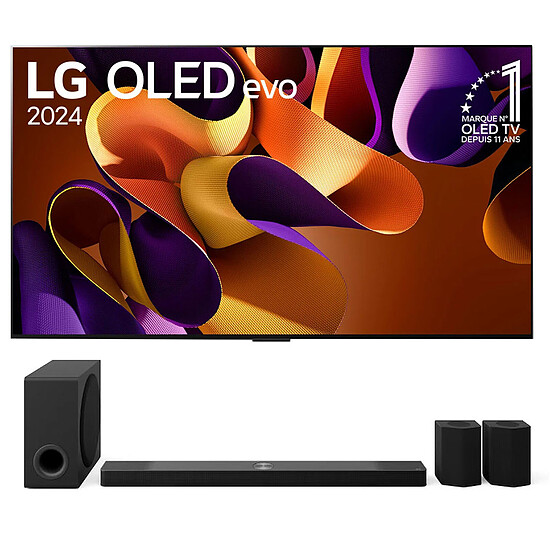 TV LG OLED83G4 + S95TR
