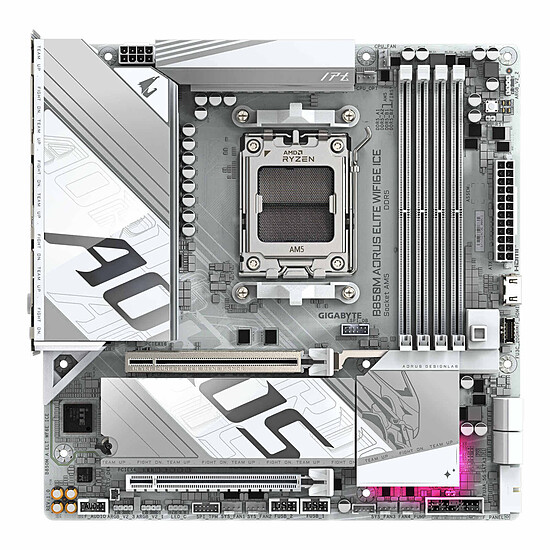 Carte mère Gigabyte B850M AORUS ELITE WIFI6E ICE - Autre vue