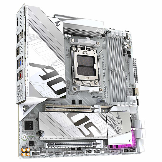 Carte mère Gigabyte B850M AORUS ELITE WIFI6E ICE - Autre vue