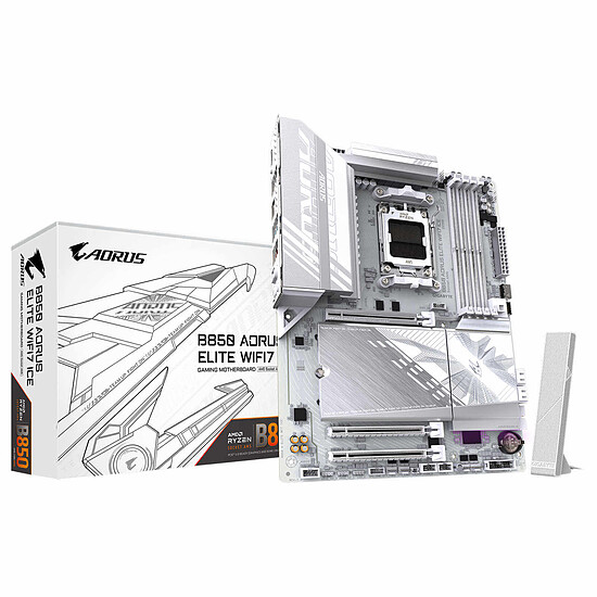 Carte mère Gigabyte B850 AORUS ELITE WIFI7 ICE - Autre vue