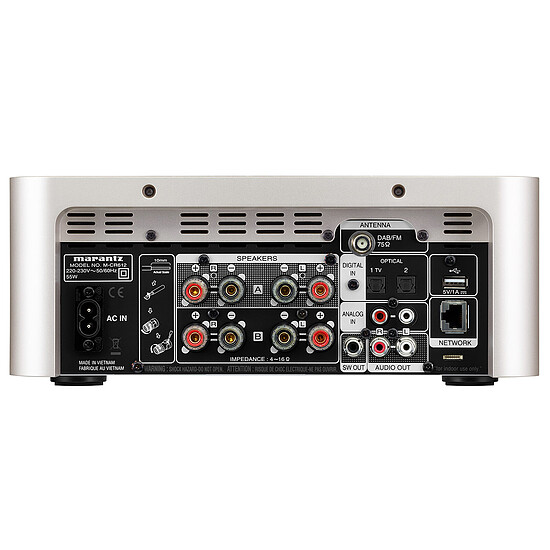 Mini-chaine Marantz Melody X M-CR612 Argent/Or + Triangle Elara LN01 Noir Mat - Autre vue