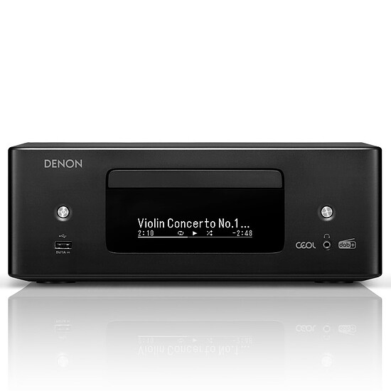 Mini-chaine Denon RCD-N12DAB Noir + Triangle Elara LN01 Noir Mat - Autre vue