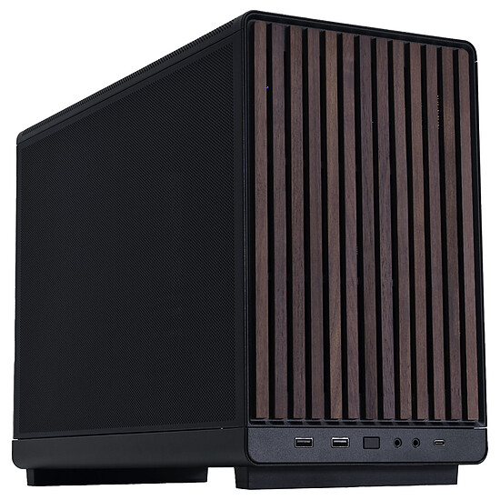 Boîtier PC Lian Li A3-mATX - Noir / Bois Foncé - Autre vue
