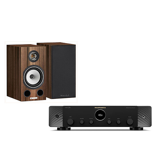 Mini-chaine Marantz STEREO 70s Noir + Triangle Comète Ez Châtaignier - Autre vue