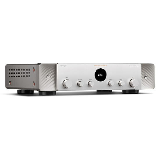 Mini-chaine Marantz STEREO 70s Argent/Or + Triangle Comète Ez Châtaignier - Autre vue