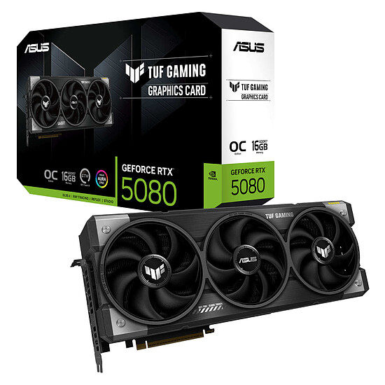 Carte graphique Asus TUF GeForce RTX 5080 16GB GDDR7 OC Edition - Autre vue