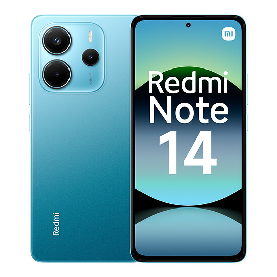 Smartphone Xiaomi Redmi Note 14 (bleu) - 256 Go