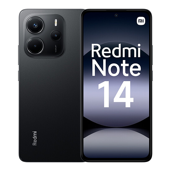 Smartphone Xiaomi Redmi Note 14 (noir) - 256 Go