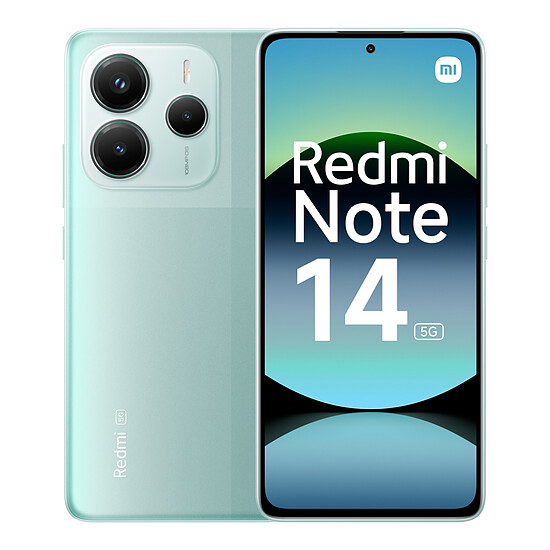 Smartphone reconditionné Xiaomi Redmi Note 14 5G (Vert) - 256 Go · Reconditionné - Autre vue