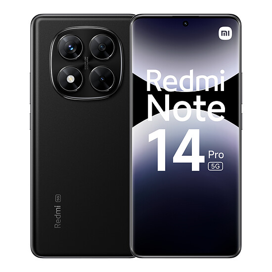 Smartphone Xiaomi Redmi Note 14 Pro 5G (Noir) - 256 Go
