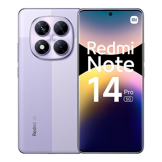 Smartphone reconditionné Xiaomi Redmi Note 14 Pro 5G (Violet) - 256 Go · Reconditionné - Autre vue
