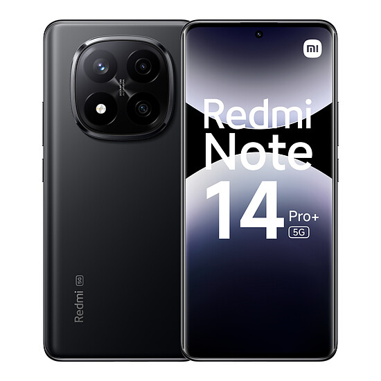 Smartphone reconditionné Xiaomi Redmi Note 14 Pro+ 5G (Noir) - 512 Go · Reconditionné - Autre vue